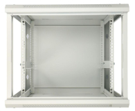 Extralink Szafka wisząca rack 9U 600x600 szara metalowe drzwi EX.13025 - 489308 - zdjęcie 4